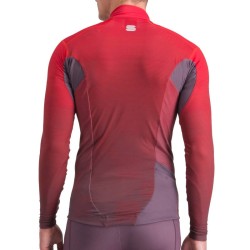 верх комбинезона Sportful Squadra 2 Race Jersey чернично - красный